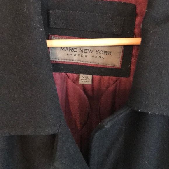 SOLD Marc New York Mens Single Breasted Pea Coat - Picture 4 of 5